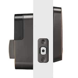 Smart Door Lock with WiFi and Touchscreen Keypad; Oil Rubbed Bronze