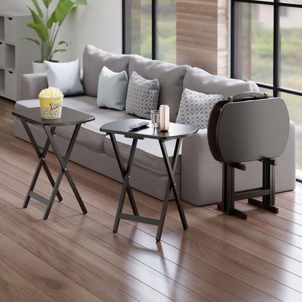 Winsome Wood Corbett 15.75 In Coffee Oversized 5-Pc Snack/End Table Set ...