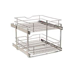 20 in. Double Tier Wire Soft-Close Pullout Baskets