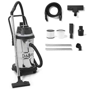 16 Gal. 4.5 Peak HP Stainless Steel 3 in 1 Shop Vacuum Wet Dry Vac with Filter, and Accessory Attachments