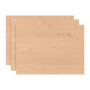 3/4 in. x 9 in. x 12 in. Edge-Glued Cherry Hardwood Boards (3-Pack)