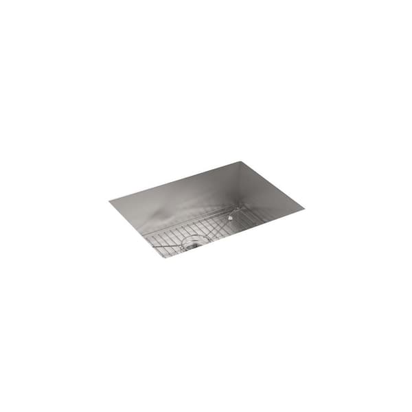 Vault Drop-In/Undermount Stainless Steel 25 in. 1-Hole Single Bowl Kitchen Sink Kit Vault Drop-In/Undermount Stainless Steel 25 in. 1-Hole Single Bowl Kitchen Sink Kit