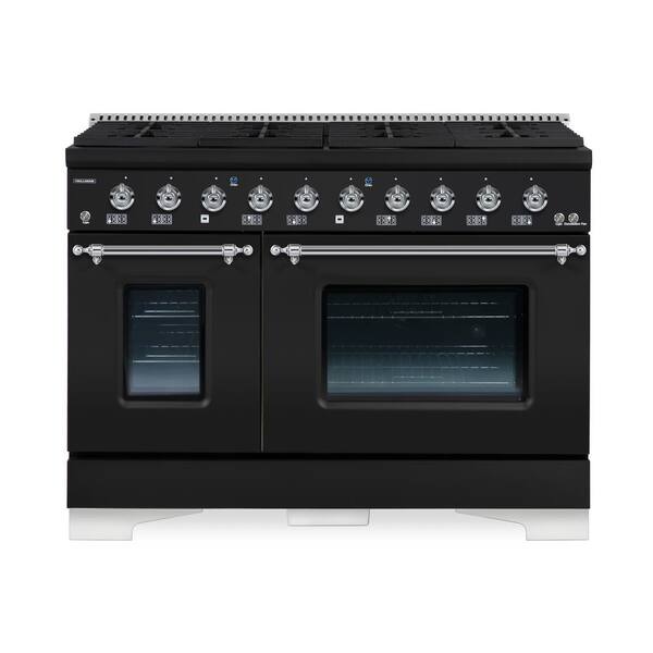 Hallman CLASSICO 48 in. 8 Burner Freestanding Double Oven Dual Fuel