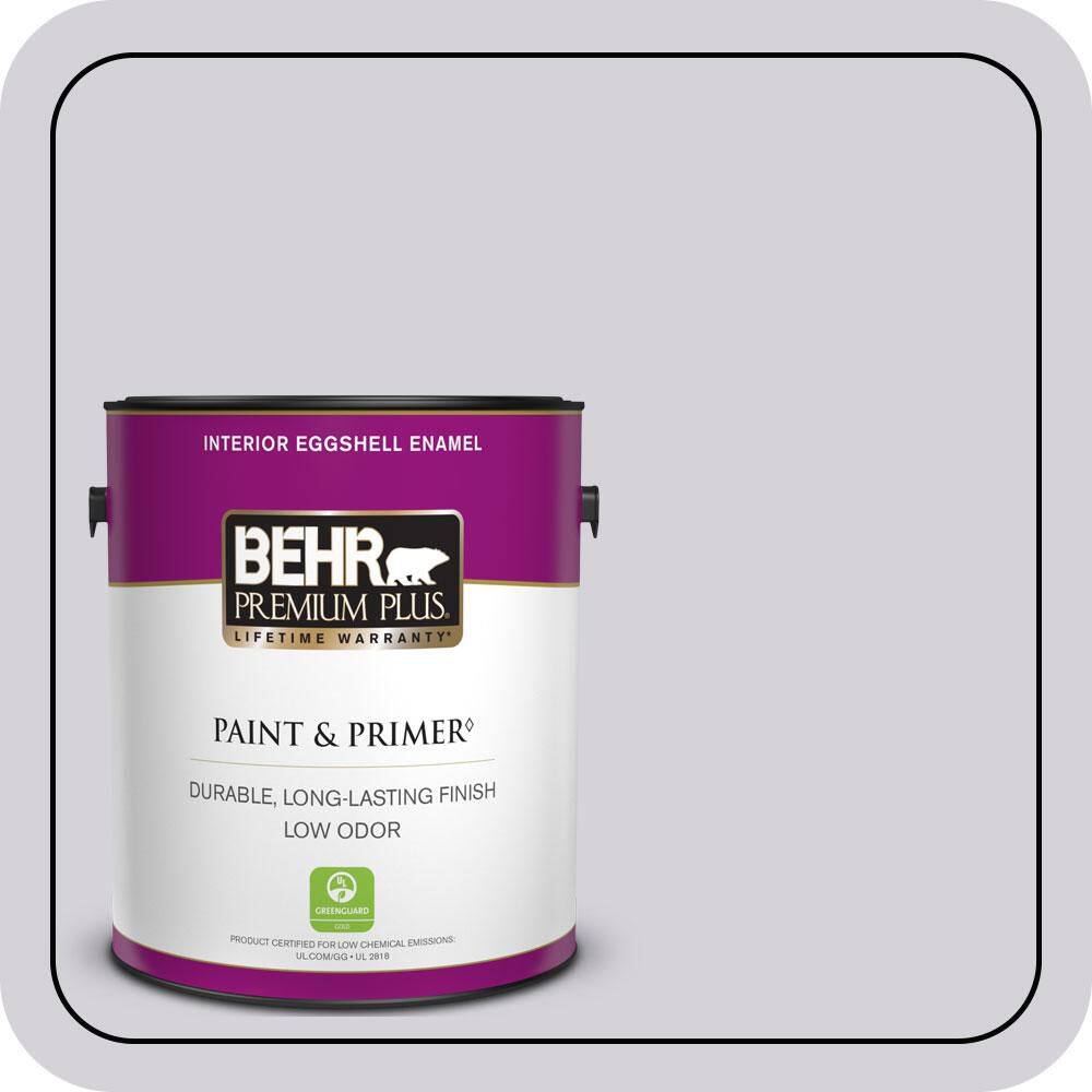 1 gal. #N100-2 Etude Lilac Eggshell Enamel Low Odor Interior Paint & Primer price history on PriceWatchPro