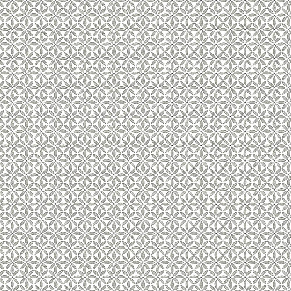 Chesapeake Jellia Charcoal Petal Geometric Wallpaper 3122-10613 - The ...