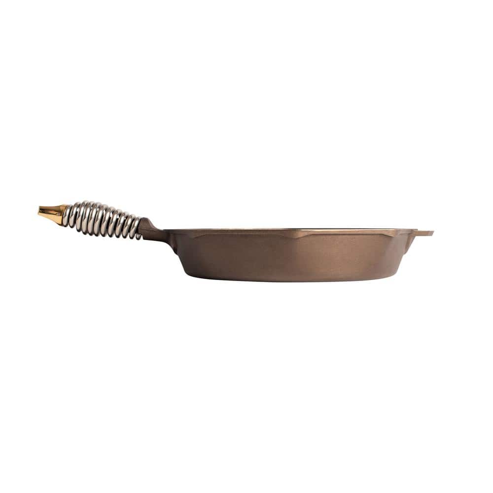 FINEX 12" Bronze Cast Iron Skillet with Stainless Steel Handle