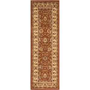 Voyage St. Louis Brick Red 2' 2 x 6' 0 Runner Rug