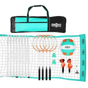 20 ft. Outdoor Volleyball and Badminton Net with Carrying Bag Accessories Set