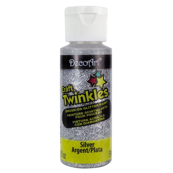 Decoart 2 oz. Craft Twinkles Sparkling Pink Glitter Paint