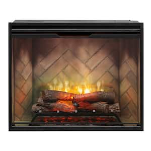 Revillusion 36 in. Portrait Built-In Fireplace Insert with Front Glass and Plug Kit
