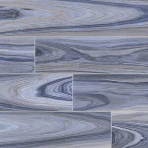 Dellano Exotic Blue 8 in. x 48 in. Polished Porcelain Floor and Wall Tile (10.68 sq. ft./Case)