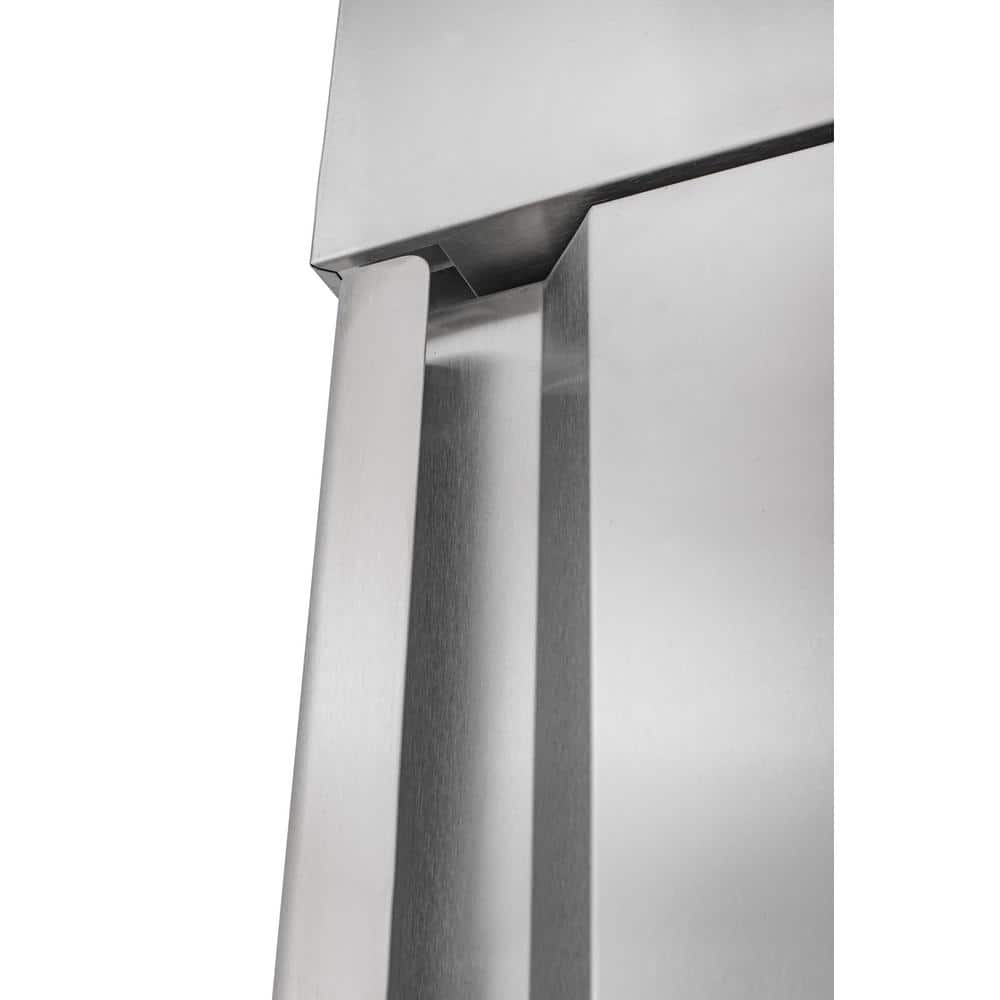 27" Stainless Steel Upright Convertible Refrigerator Freezer