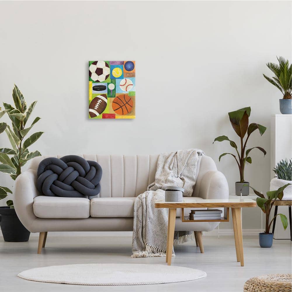 Multi-Sport Kids Canvas Wall Art 16x20