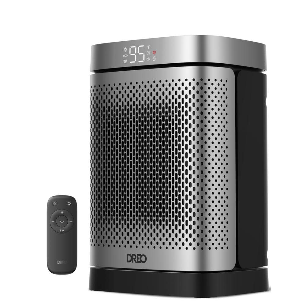 DREO 10.24 in. 1500W Atom Core PTC Convection Heating Oscillating ...