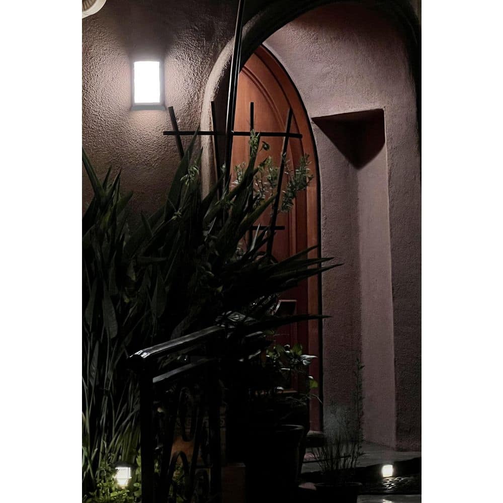 10 in. Black Modern Integrated LED Wall Sconce Light price history on PriceWatchPro