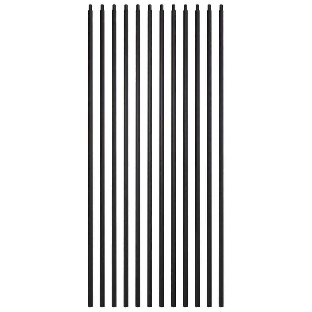 44 in. H x 0.5 in. W Black Iron Stair Railing Kit for Interior Spaces with Customizable Length, Aluminum price history on PriceWatchPro