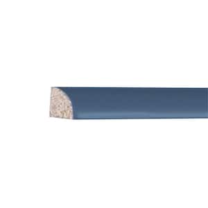 96 in. W x 0.75 in. D x 0.75 in. H Lancaster Series Quarter Round Molding Cabinet Filler in Blue