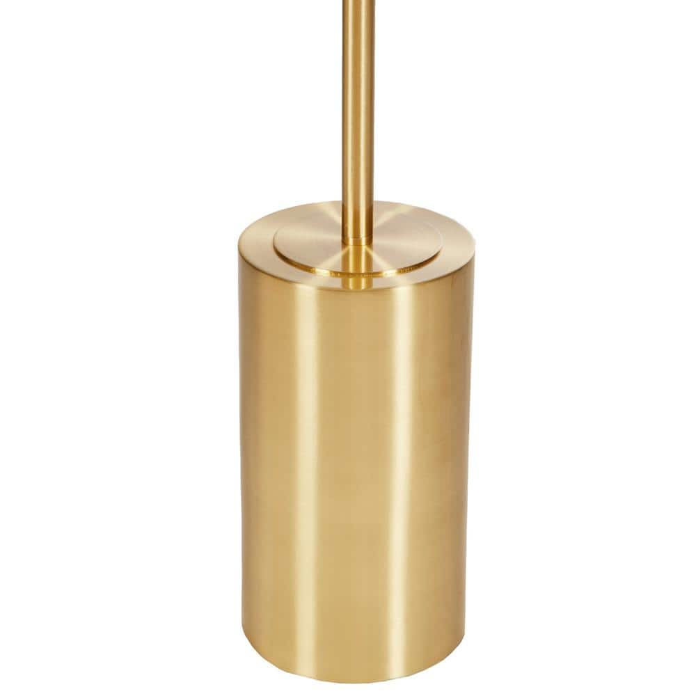 Alta Adjustable Gold Metal Floor Lamp with 3 LED Bulbs