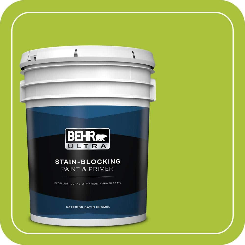 5 gal. #S-G-410 Green Crush Satin Enamel Exterior Paint & Primer price history on PriceWatchPro