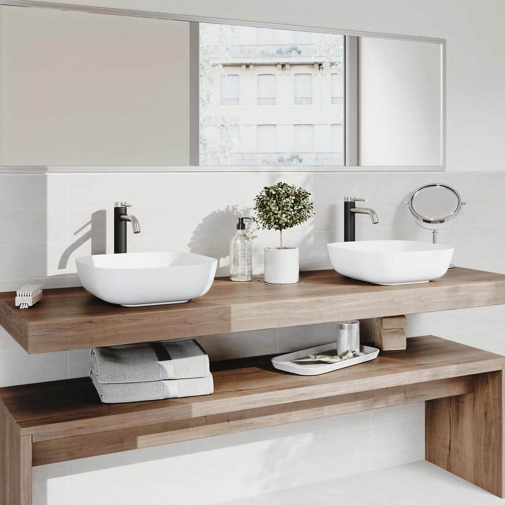 Lexington Brushed Nickel Single-Handle Vessel Bathroom Faucet
