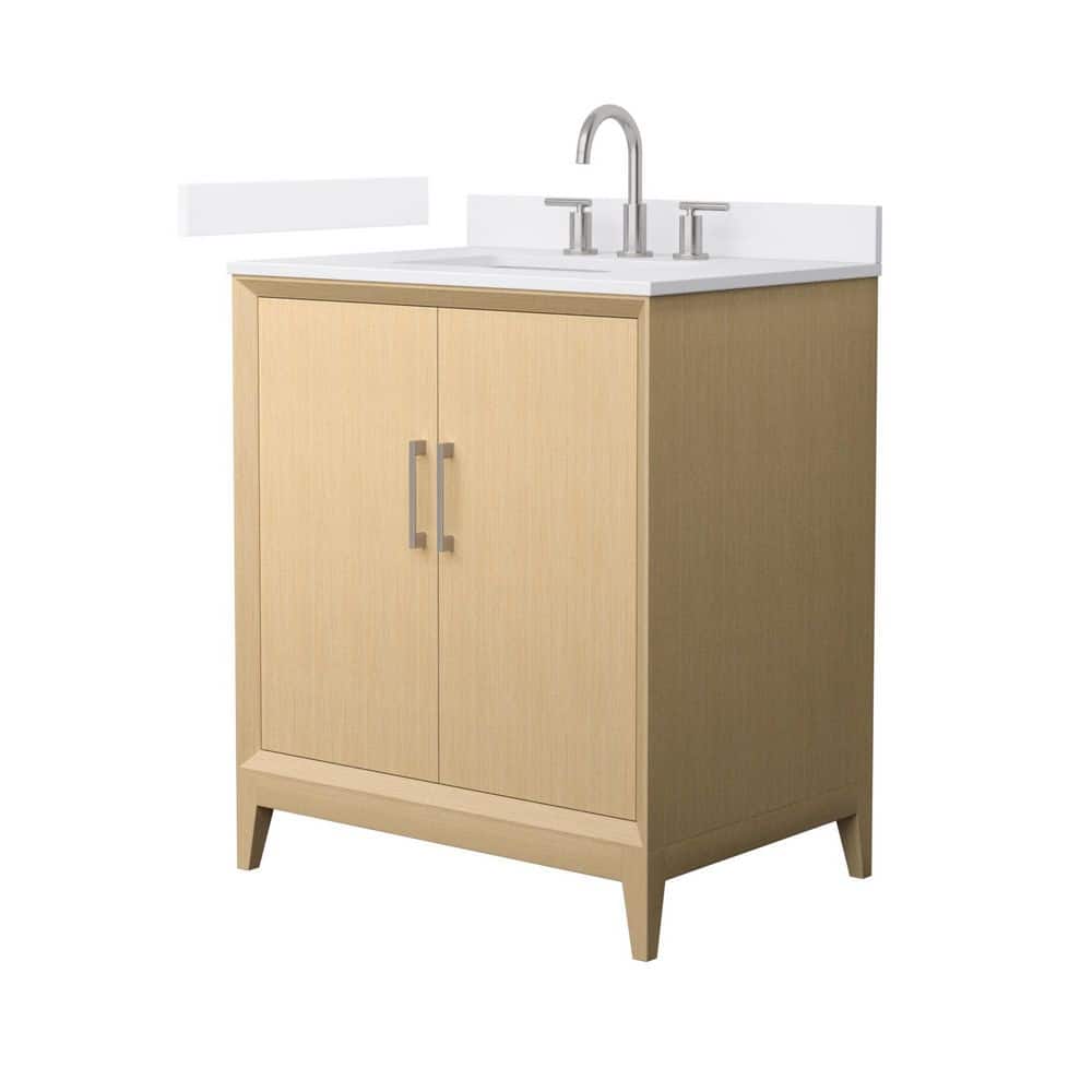 Janna 30 in. Single Freestanding White Oak Bath Vanity with Top price history on PriceWatchPro