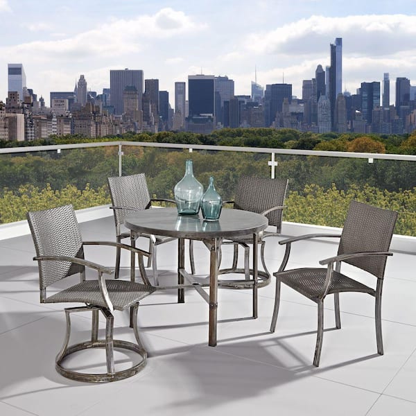 Home Styles Urban Outdoor 5-Piece Patio Dining Set