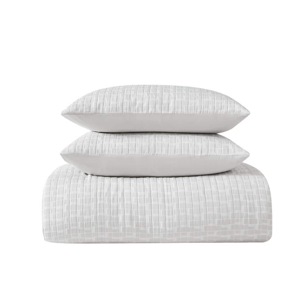 Annabelle Geo Champagne 9-Piece Queen Polyester Bed in A Bag