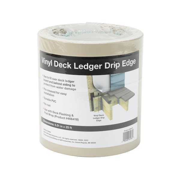 ProWood 25 ft. Roll Vinyl Deck Ledger Drip Edge 466419 - The Home