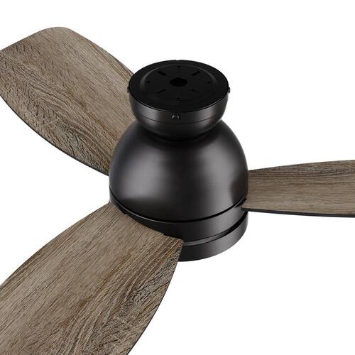 Thibault 44 in. Color Changing Integrated LED Indoor Matte Black 10-Speed DC Ceiling Fan with Light Kit/Remote Control CARRO Ceiling Fans With Lights