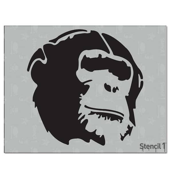 Stencil1 Chimp Stencil