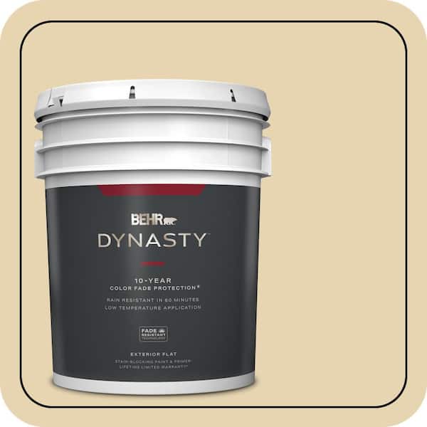 BEHR DYNASTY 5 gal. #360E-2 Castle Stone Flat Exterior Stain-Blocking Paint & Primer