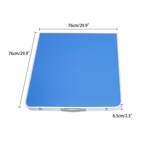 YIYIBYUS 59.8 in. W x 29.9 in. D x 29.9 in. H Ping Pong Table Foldable Table  Tennis Table Outdoor Table Tennis Table TS-HSYXF-574 - The Home Depot