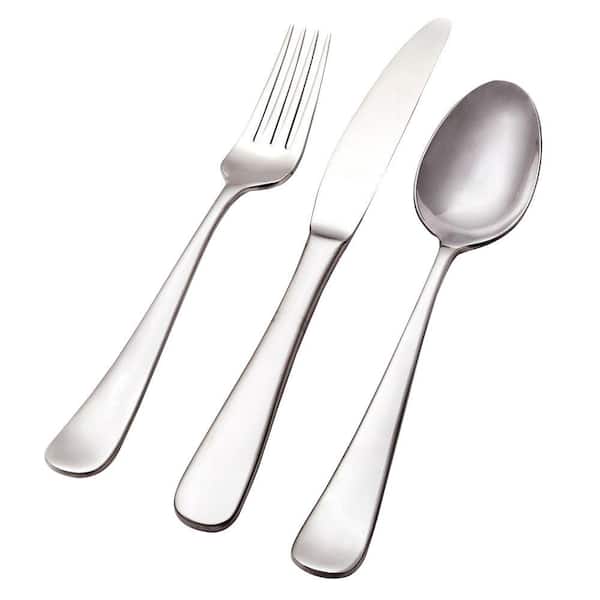 Hampton Forge Melody 45-Piece Flatware Set in Stainless Steel for 8