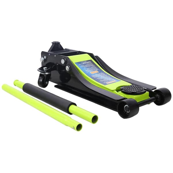 Avex 3.5 Ton Low Profile Floor Jack Heavy-Duty Steel Racing Floor Car Jack with Dual Piston Quick Lift Pump