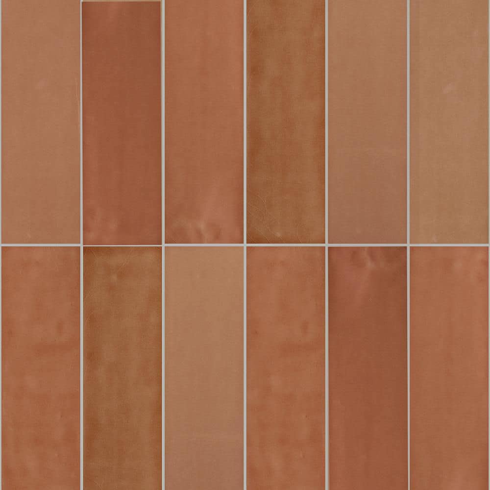 Radiance Tickle My Fancy Glossy Glazed Ceramic Wall Tile, 2.5 in. x 8 in. (10.76 sq. ft./case) price history on PriceWatchPro