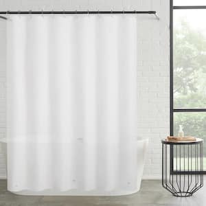 Gorilla Grip Bath Tub Mat and Shower Curtain Liner, PEVA, Both Clear, Bath  Mat Size 35x16, and Shower Curtain Liner Size