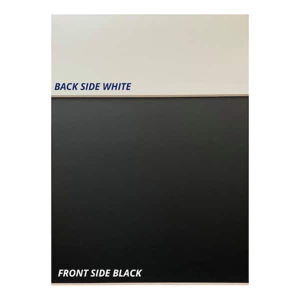 Unbranded 3/16 in. 2 ft. x 4 ft. Black Chalk / White Marker MDF Board