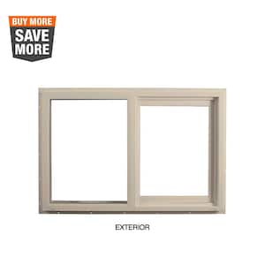 71.5 in. x 35.5 in. Select Series Left Hand Horizontal Sliding Vinyl Sand Window with HPSC Glass and Screen Included