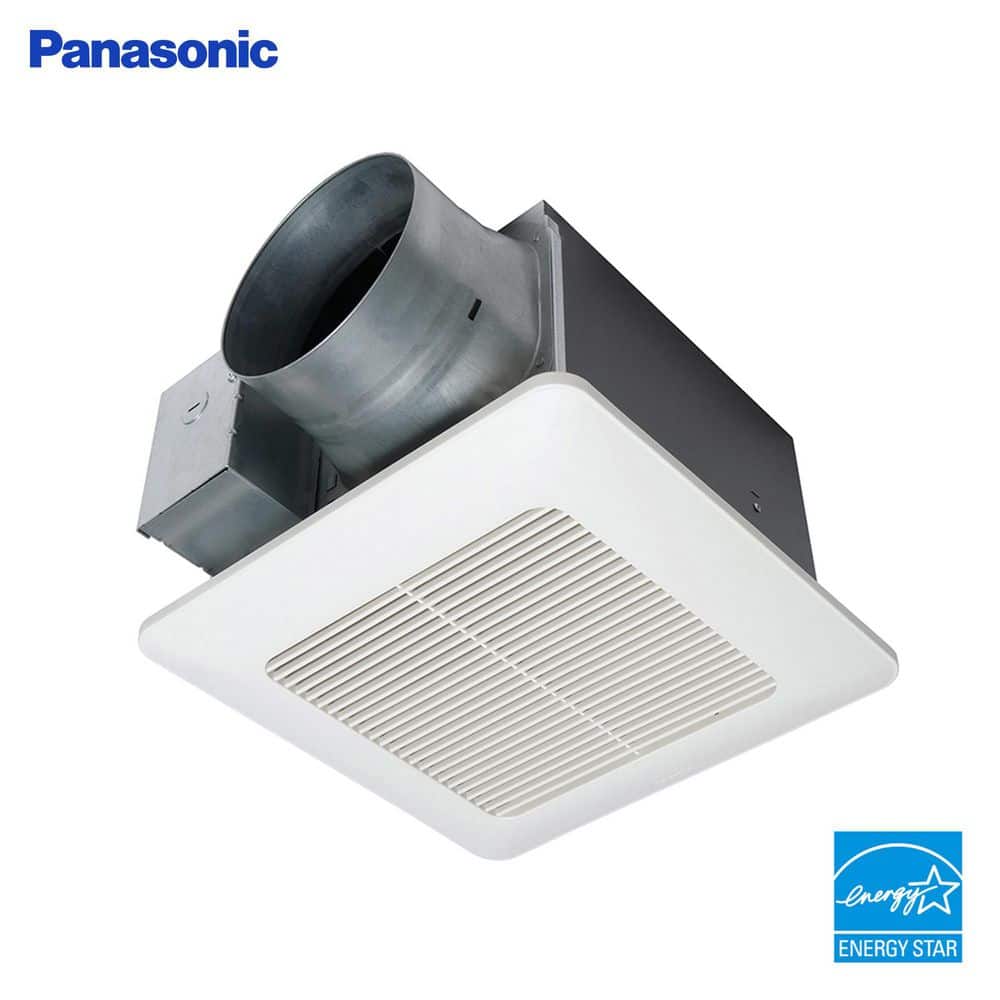 Panasonic WhisperCeiling DC Fan with Pick-A-Flow Speed Selector 110/130 or  150 CFM and Flex-Z-Fast Installation Bracket FV-1115VQ1 - The Home Depot