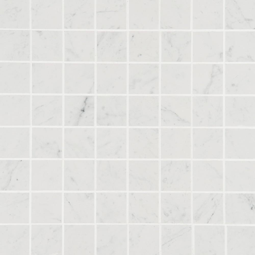 Carrara Giola Matte Porcelain Mosaic Tile for Kitchen and Bathroom