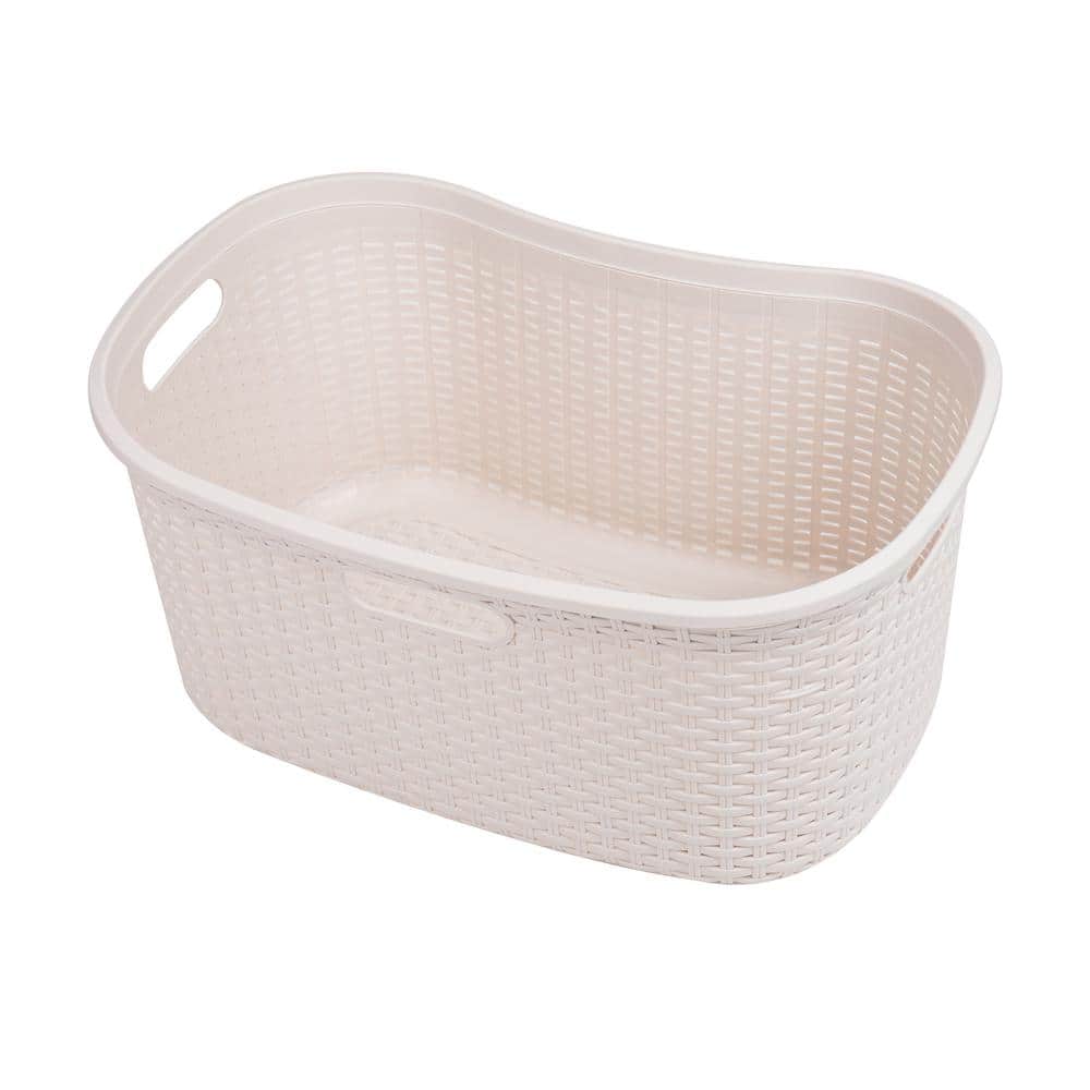 GREY Foldable Plastic Multipurpose Hanging Laundry Basket, For Home &  Kitchen