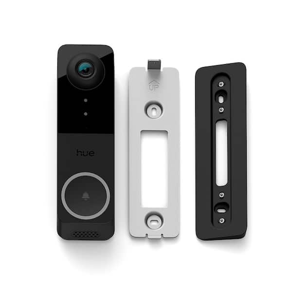 Philips Hue Smart Home Bridge, HD Video Doorbell Camera, and A19