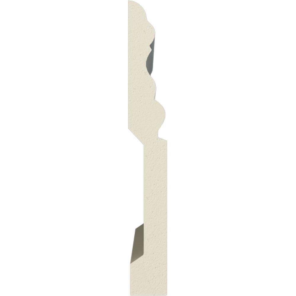 Architectural Primed Polyurethane 4.5"H Baseboard Moulding