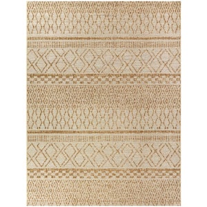 Beige 5 ft. x 7 ft. Global Indoor/Outdoor Area Rug