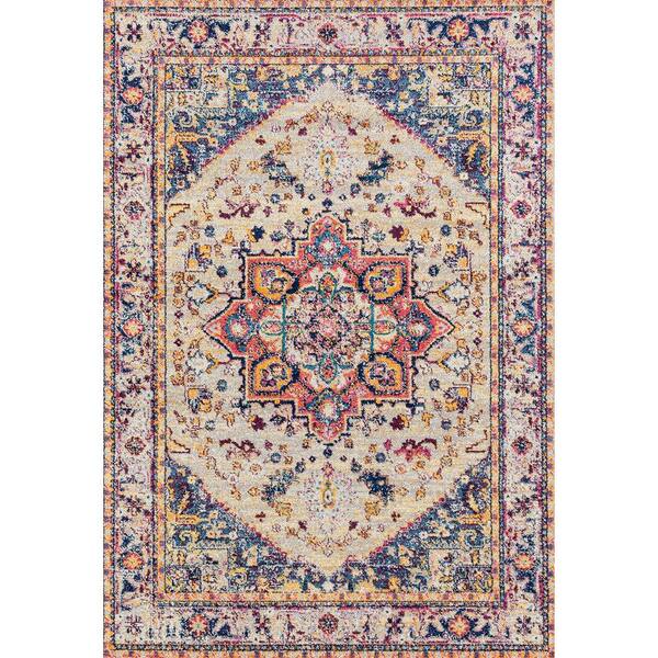United Weavers Abigail Zariah Cream 5 ft. x 7 ft. Area Rug