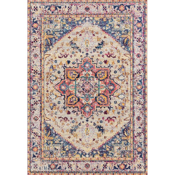 United Weavers Abigail Zariah Cream 8 ft. x 11 ft. Area Rug