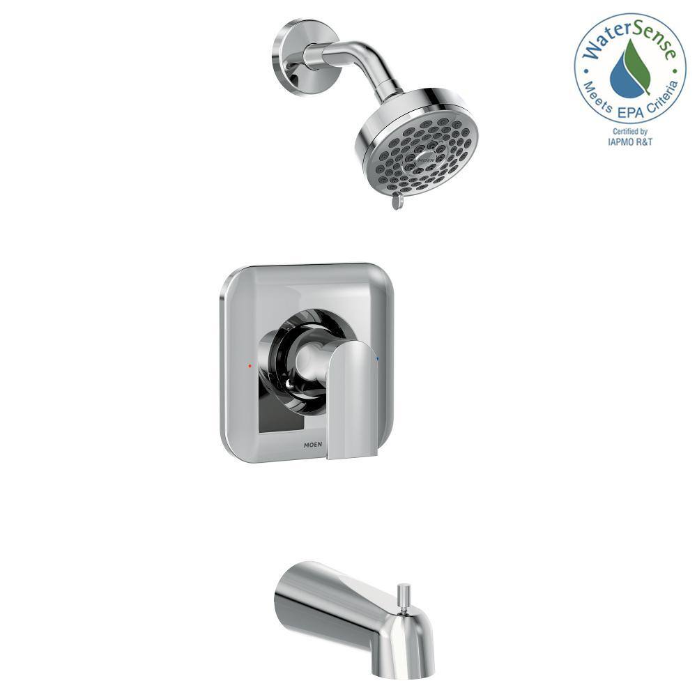 Genta LX 1-Handle Wall-Mount Tub and Shower Faucet Trim Kit in Chrome (Valve not Included) price history on PriceWatchPro