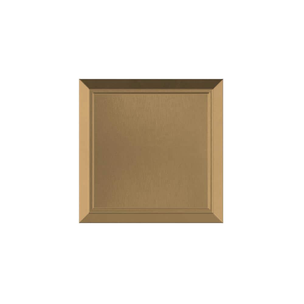 Champagne Bronze Square Cabinet Knob with Mounting Hardware