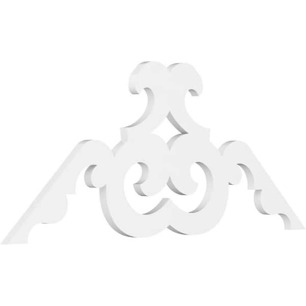 Ekena Millwork Benson 1 in. D x 22 in. W x 48 in. L Signature Urethane Gable Pediment