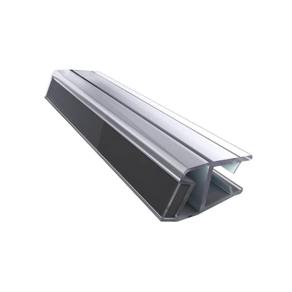 Luxmool 164-Inch Shower Door Magnetic Strip Replacement – 3/8 Inch Width, Non-Adhesive, For Framed & Semi-Framed Glass Doors
